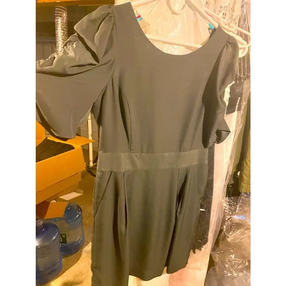 bcbg backless dress BCBGMAXAZRIA Tess Cascading Ruffle Dress – Runway Catalog